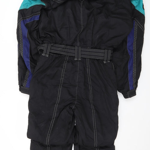 Descente Men's Black L Ski Snow Pants Suit Insulated Waterproof Lined