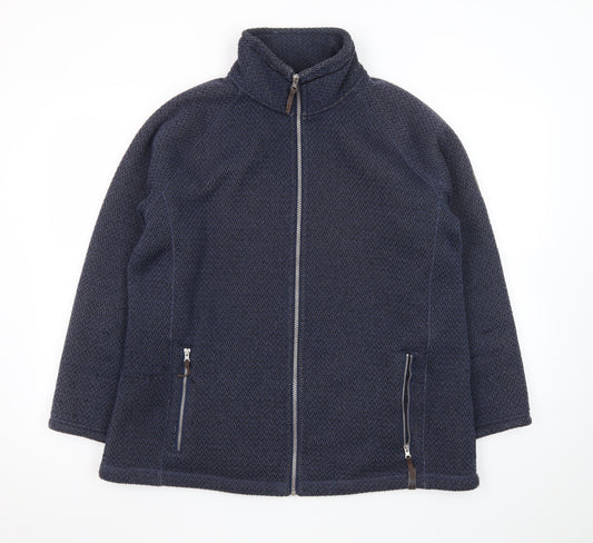 Craghoppers Women’s Blue Fleece Lined Full Zip Jacket Size 18