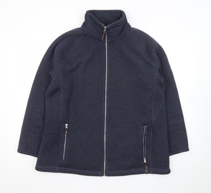 Craghoppers Women’s Blue Fleece Lined Full Zip Jacket Size 18