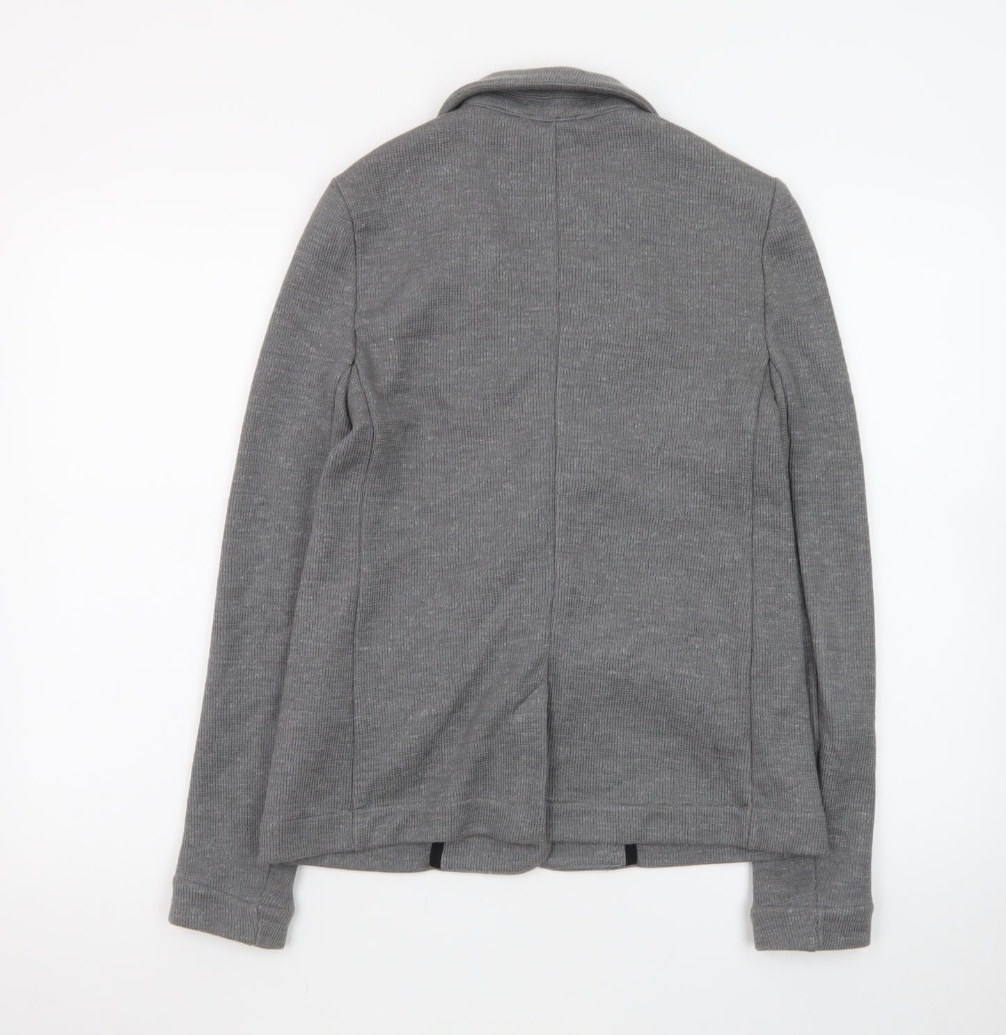 Whistles Women Grey Single-Breasted Blazer Jacket Size 8