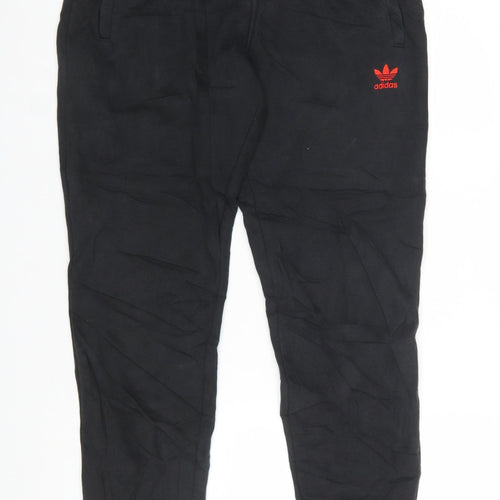 Adidas Men's Black Jogger Sweatpants Size M Tapered Fit