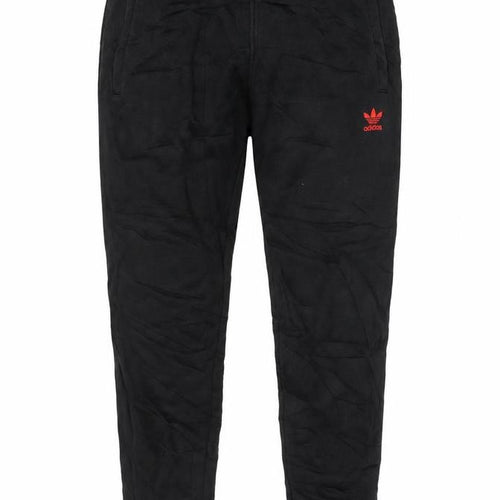 Adidas Men's Black Jogger Sweatpants Size M Tapered Fit