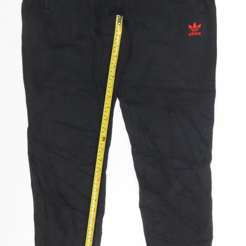 Adidas Men's Black Jogger Sweatpants Size M Tapered Fit