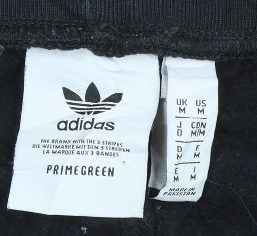 Adidas Men's Black Jogger Sweatpants Size M Tapered Fit