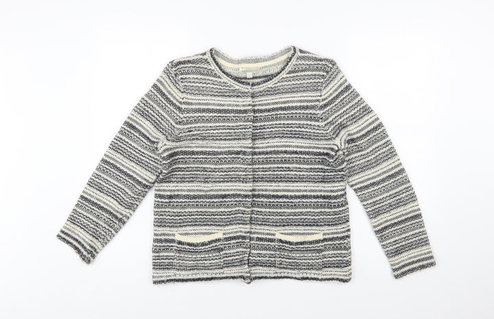 Monsoon Women's Multicoloured Striped Knit Cardigan M