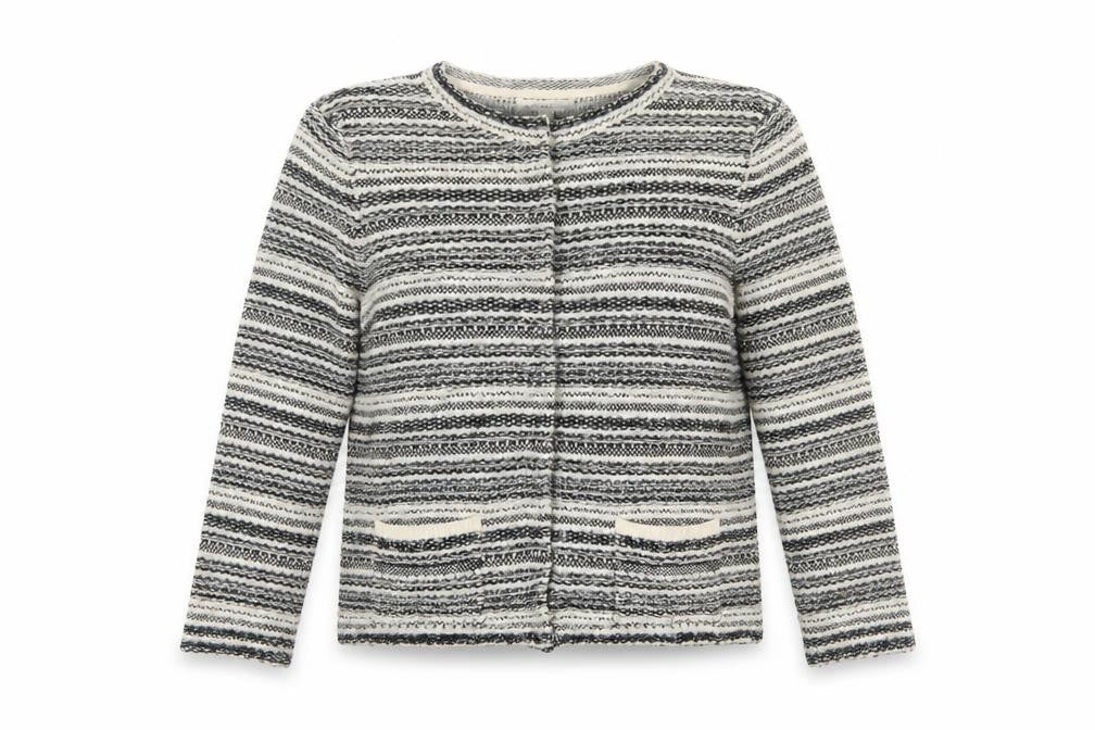 Monsoon Women's Multicoloured Striped Knit Cardigan M