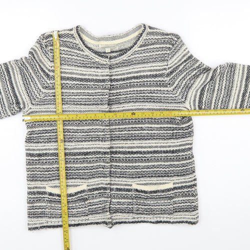 Monsoon Women's Multicoloured Striped Knit Cardigan M
