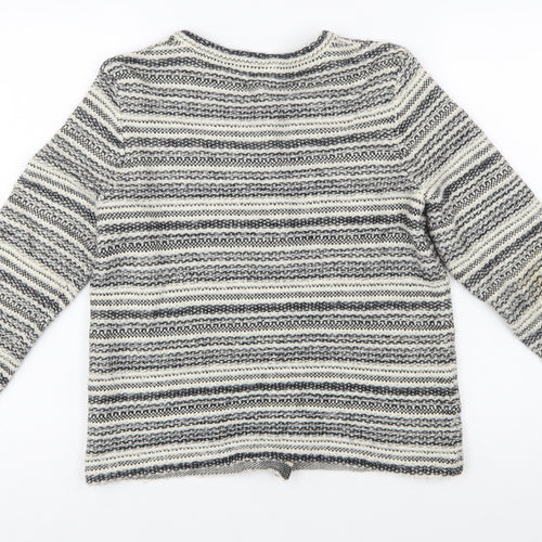 Monsoon Women's Multicoloured Striped Knit Cardigan M