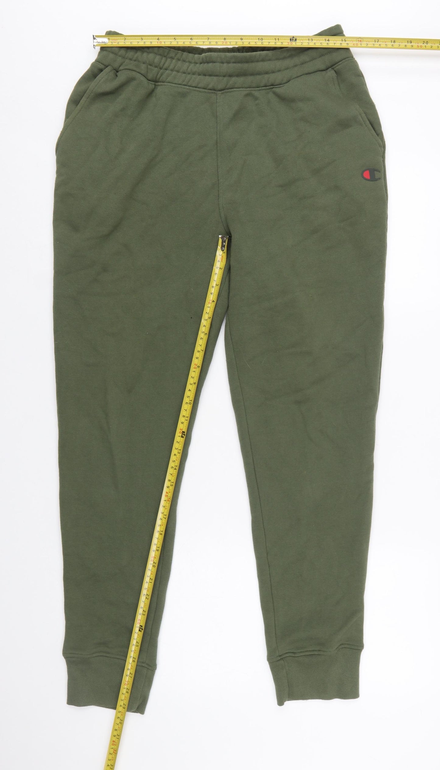 Champion Men’s Green Jogger Trousers Size M Fleece Comfort Fit