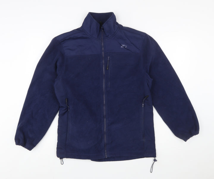 Starter Men's Blue Full Zip Fleece Jacket Size S 34-36 Regular Fit