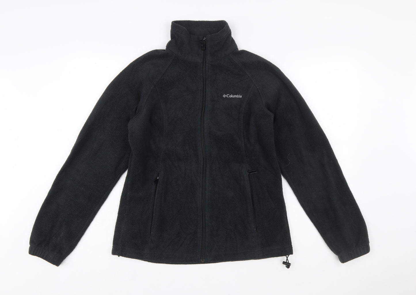 Columbia Men Black Fleece Full Zip Jacket Size M Outdoor Casual