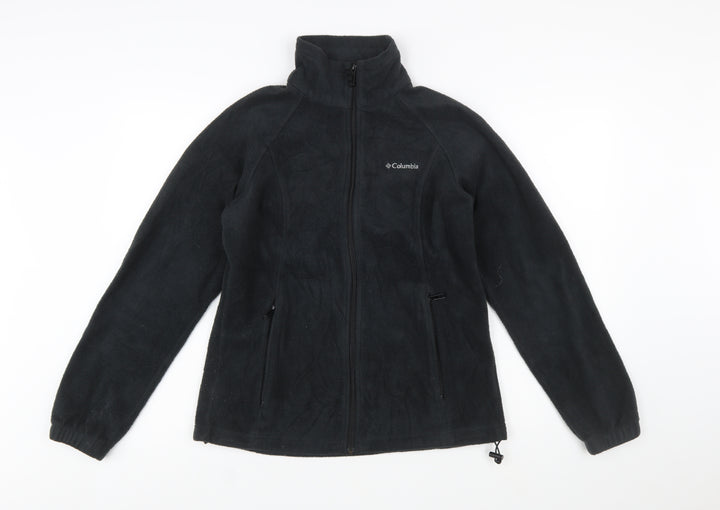 Columbia Men Black Fleece Full Zip Jacket Size M Outdoor Casual