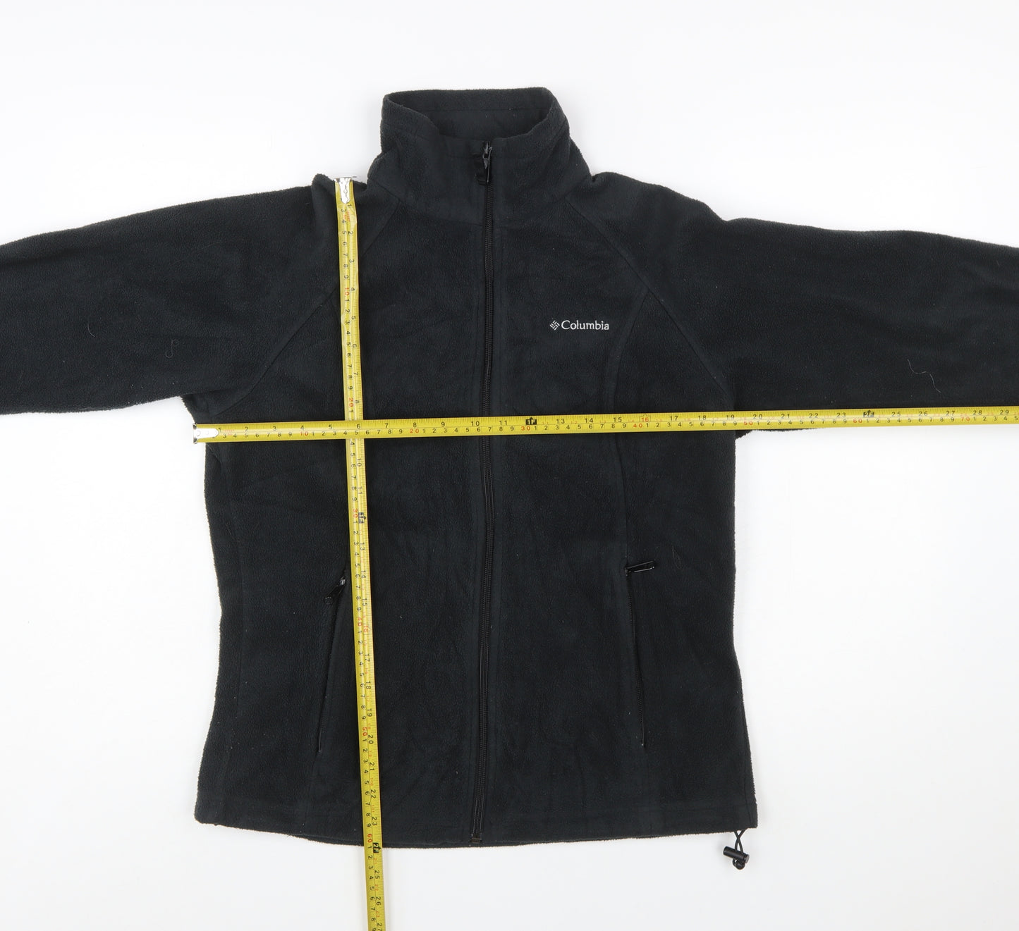 Columbia Men Black Fleece Full Zip Jacket Size M Outdoor Casual