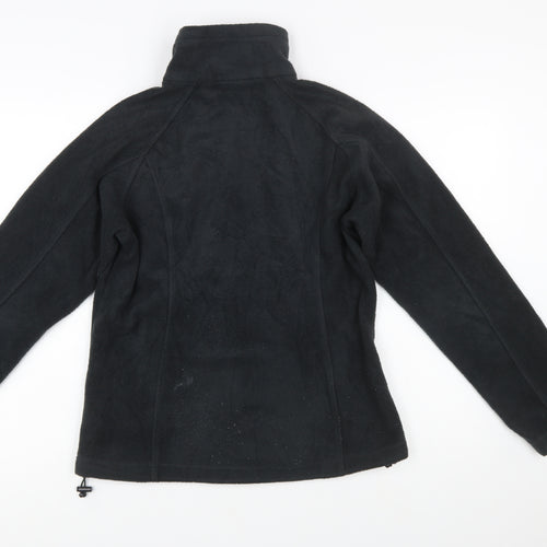 Columbia Men Black Fleece Full Zip Jacket Size M Outdoor Casual