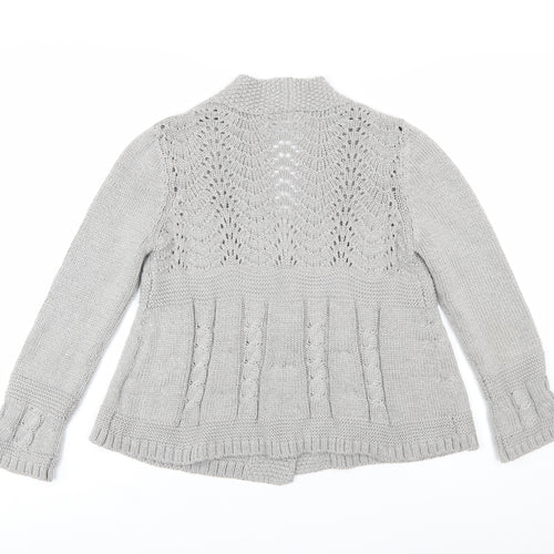 Marks and Spencer Women's Grey Acrylic Knit Cardigan UK 18