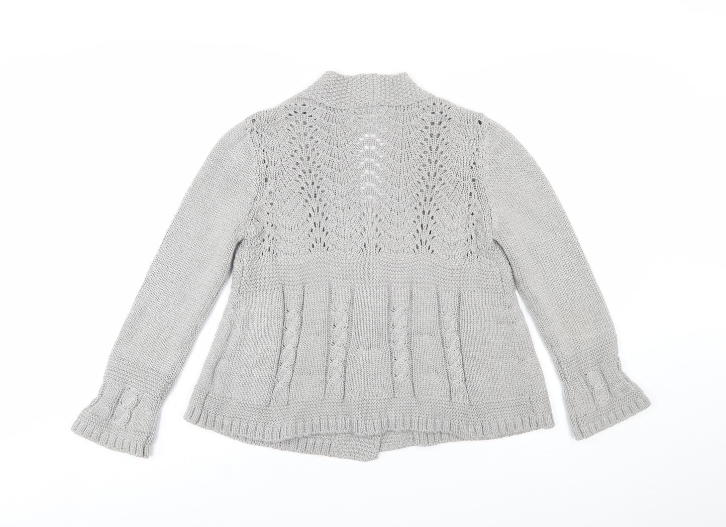 Marks and Spencer Women's Grey Acrylic Knit Cardigan UK 18