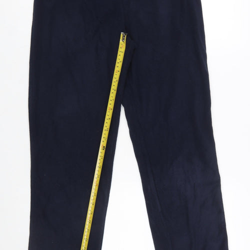 Cotton Traders Men's Blue Fleece Sweatpants M Regular Fit