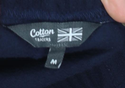 Cotton Traders Men's Blue Fleece Sweatpants M Regular Fit