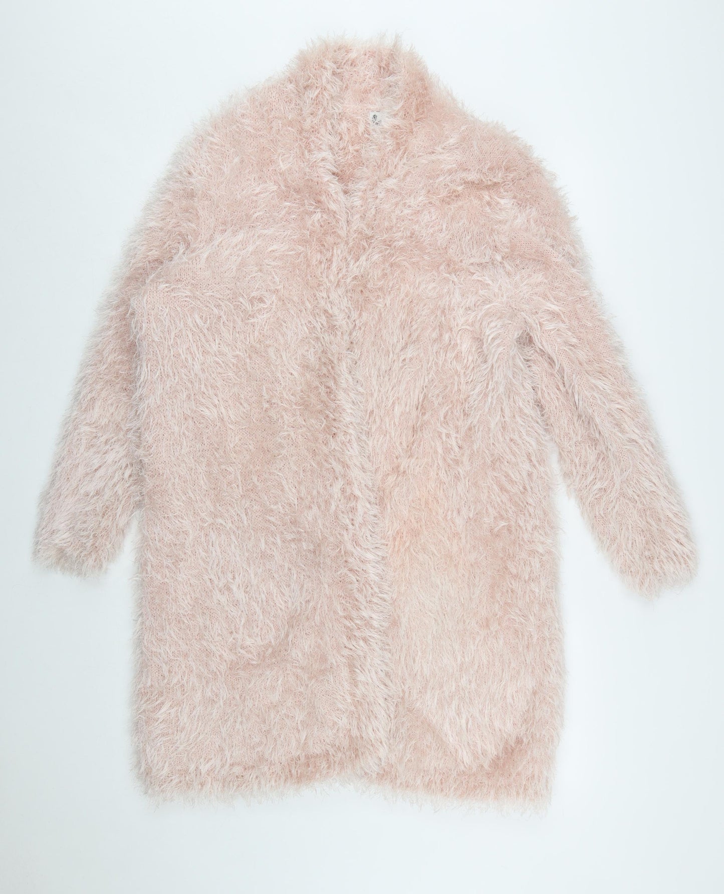 Next Women’s Pink Fluffy Cardigan Size 22 Winter Knit