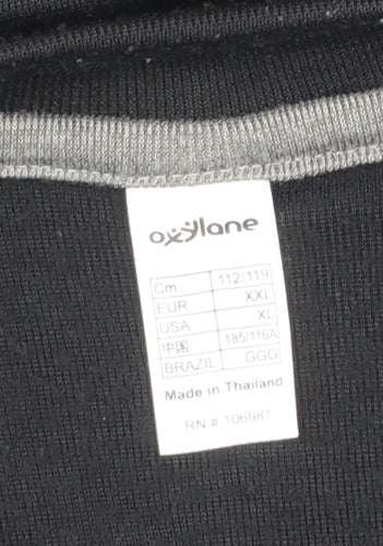 Quechua Men's Black 2XL Long Sleeve 1/4 Zip Hiking Top