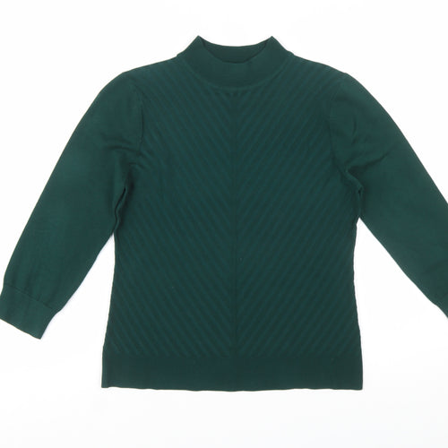 Principles by Ben de Lisi Women’s Green Mock Neck Jumper Size 12
