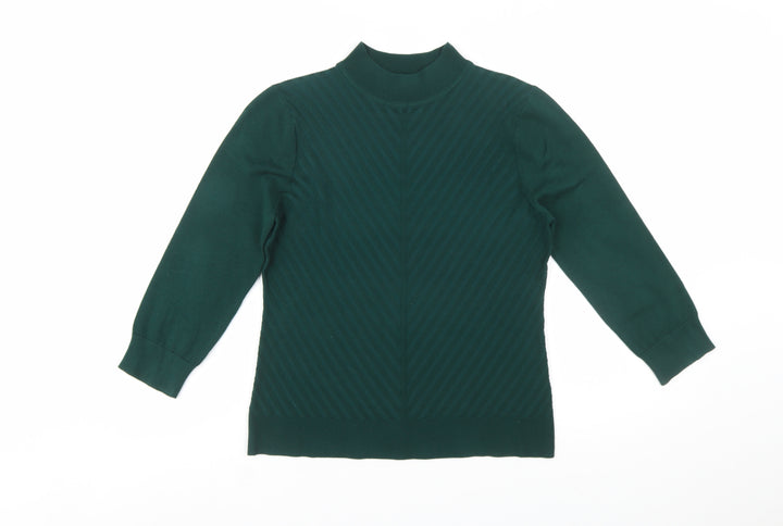 Principles by Ben de Lisi Women’s Green Mock Neck Jumper Size 12