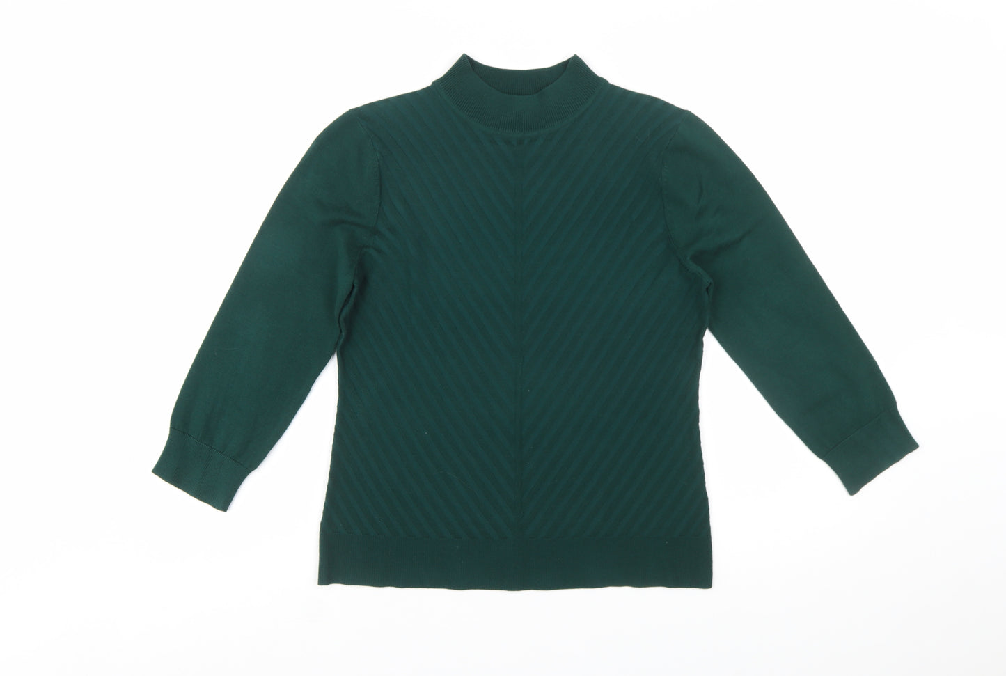 Principles by Ben de Lisi Women’s Green Mock Neck Jumper Size 12