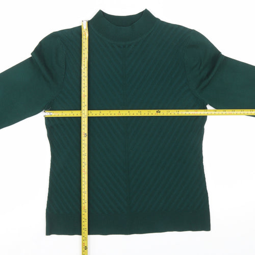 Principles by Ben de Lisi Women’s Green Mock Neck Jumper Size 12