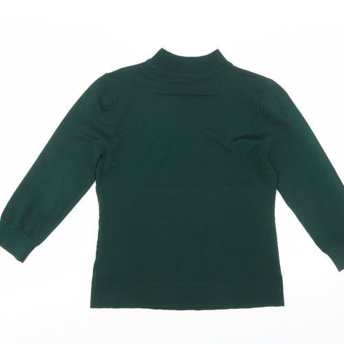 Principles by Ben de Lisi Women’s Green Mock Neck Jumper Size 12