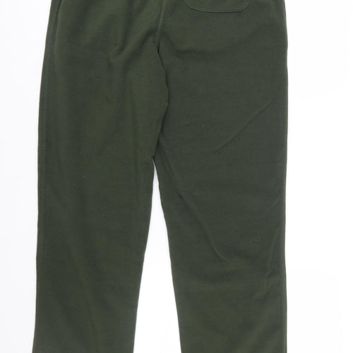 Cotton Traders Men’s Green Fleece Sweatpants M Regular Fit