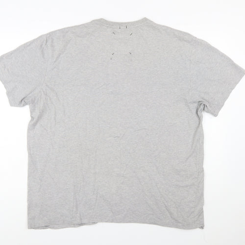 Next Men Grey 2XL Rugby Club Graphic T-Shirt Short Sleeve