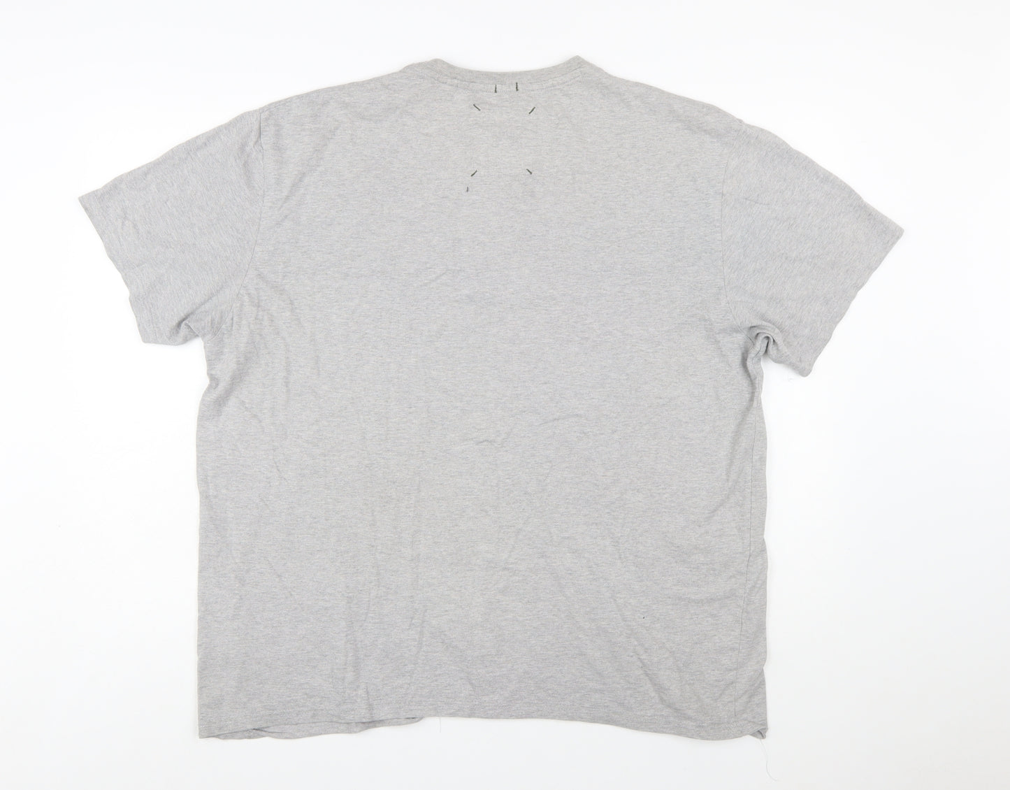 Next Men Grey 2XL Rugby Club Graphic T-Shirt Short Sleeve