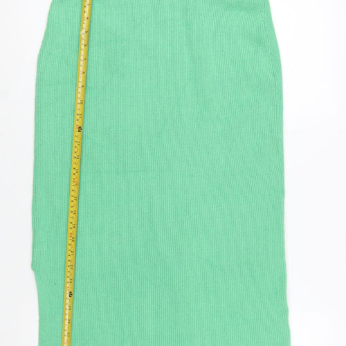 Marks and Spencer Women’s Green Knit Midi Pencil Skirt M