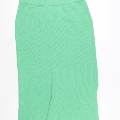 Marks and Spencer Women’s Green Knit Midi Pencil Skirt M