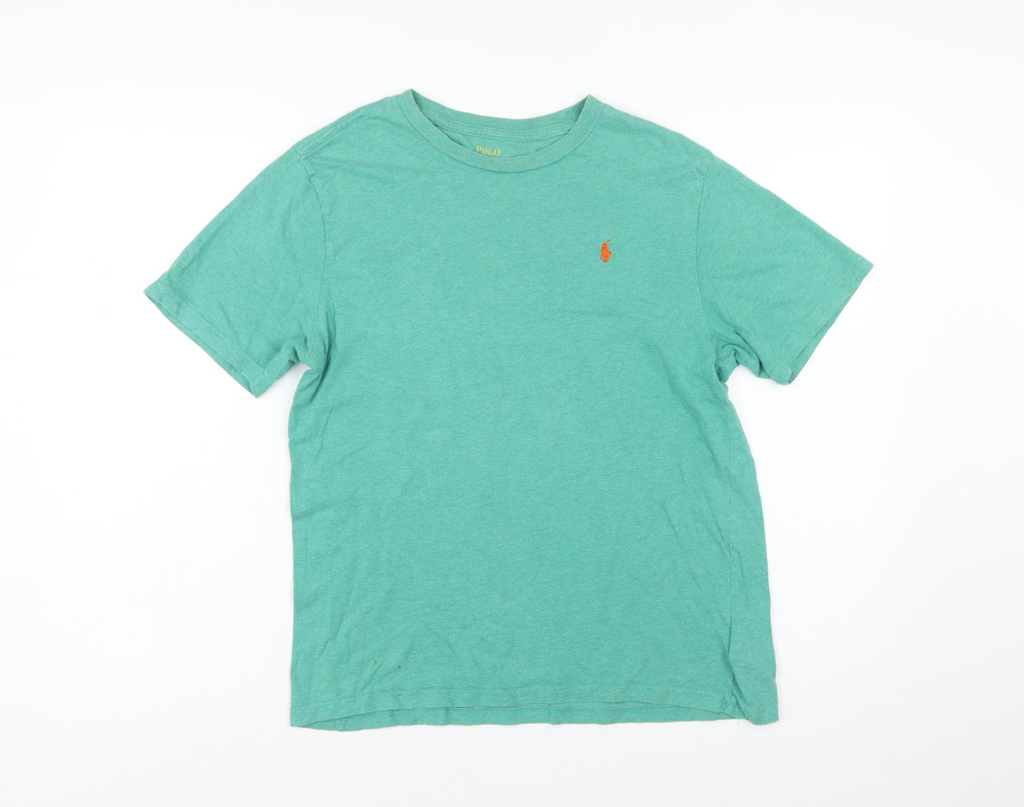 Ralph Lauren Boys Green Cotton Logo T-Shirt Size 14-16 Years