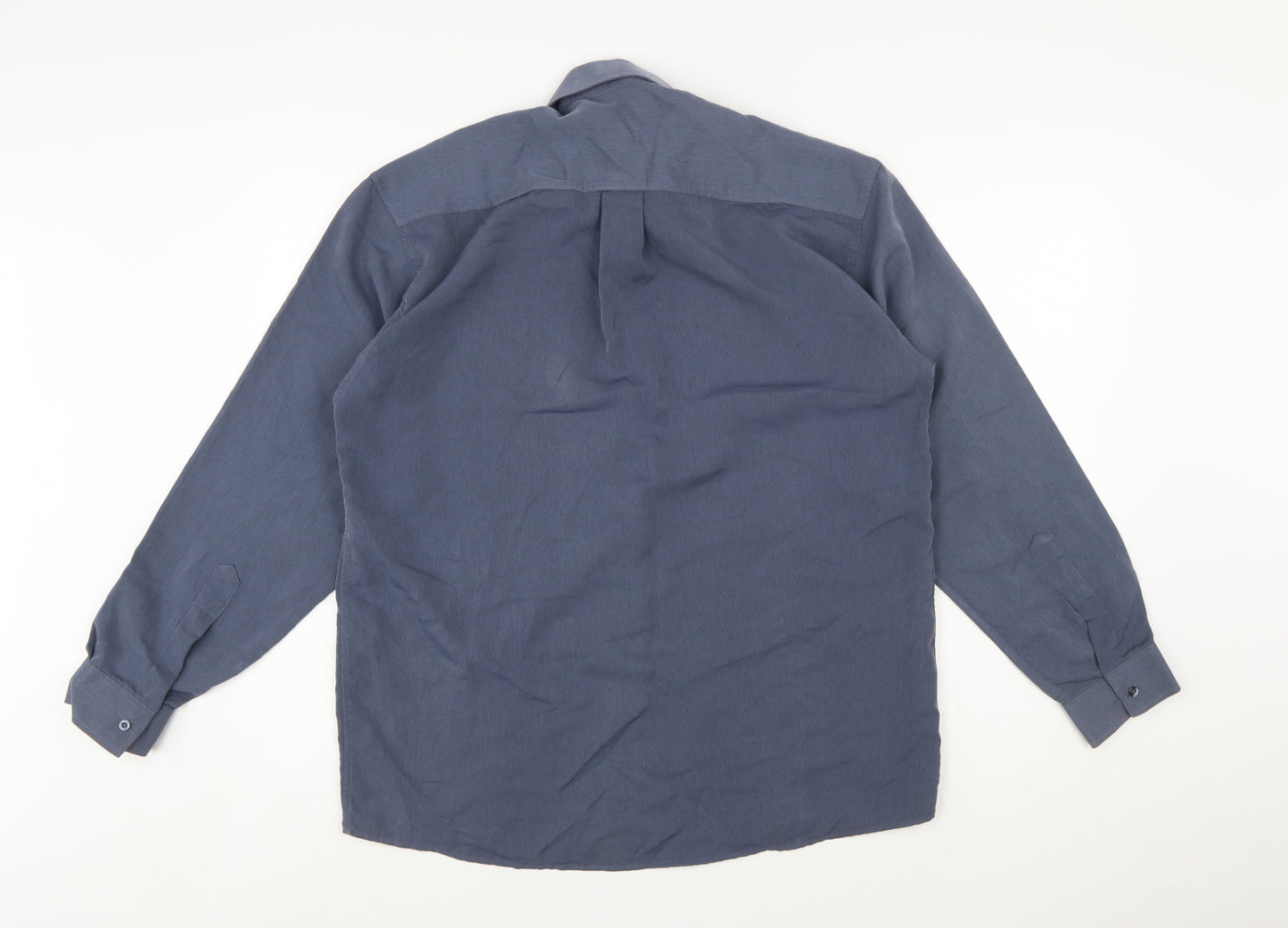 Paul Smith Men’s Blue Cotton Long Sleeve Button-Up Shirt M
