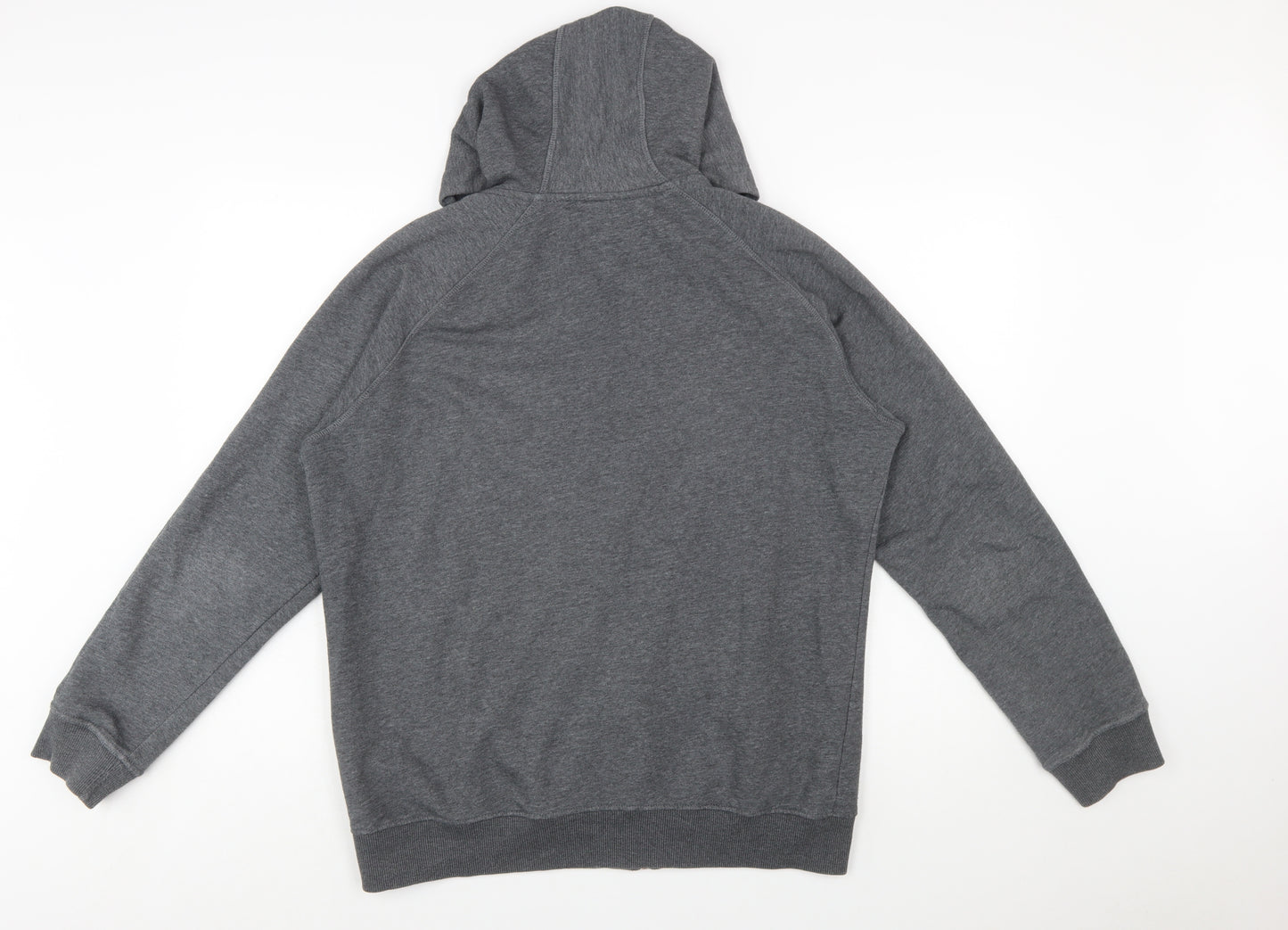 Asics Men's Grey Full Zip Hoodie XL Sports Fleece