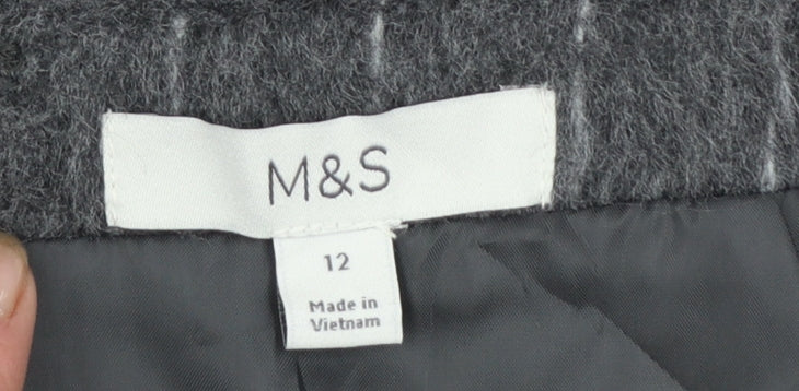 Marks and Spencer Women’s Grey Size 12 Short Pencil Skirt