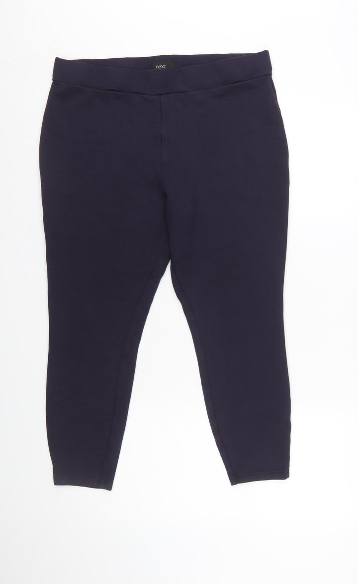 Next Women Black Size 18 Ankle Stretch Leggings