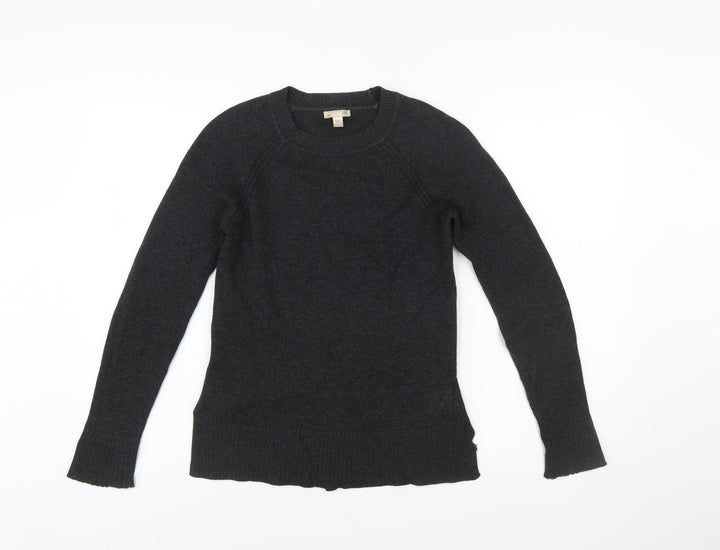 Gap Womens Black Cashmere Crew Neck Jumper XS Slim Fit