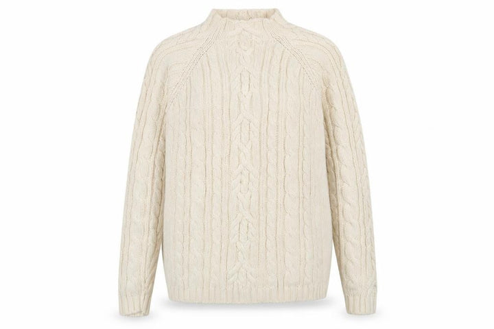 Debenhams Women’s Ivory Cable-Knit Cotton Jumper Size 12-14
