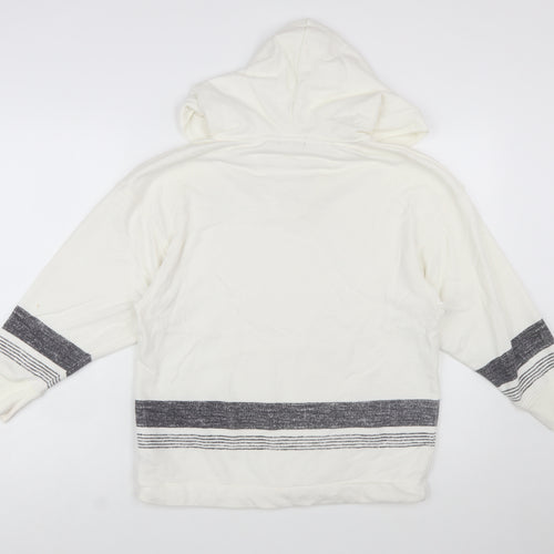 GAP Women’s Ivory Pullover Hoodie Medium Cotton Blend Casual