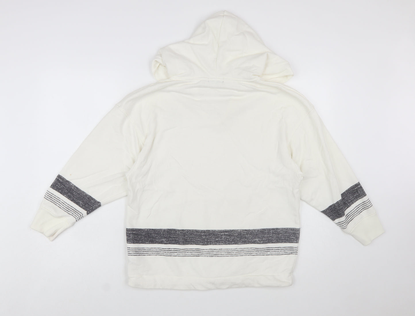 GAP Women’s Ivory Pullover Hoodie Medium Cotton Blend Casual