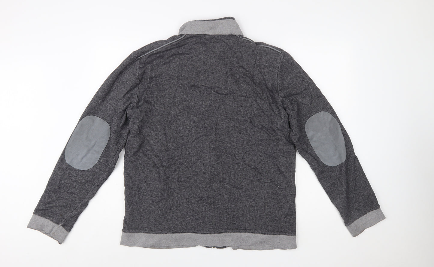 Hugo Boss Men's Grey Full Zip Regular Fit Sweatshirt XXL
