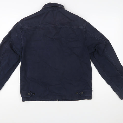 Ralph Lauren Men’s Blue Cotton Bomber Jacket Size S