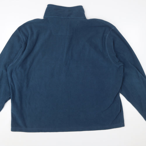Regatta Men's Blue 3XL Fleece Half Zip Pullover Sweatshirt