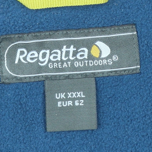 Regatta Men's Blue 3XL Fleece Half Zip Pullover Sweatshirt