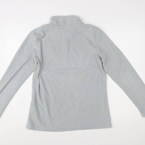 Regatta Womens Grey Fleece Half Zip Pullover UK 10 Outdoor Sweatshirt