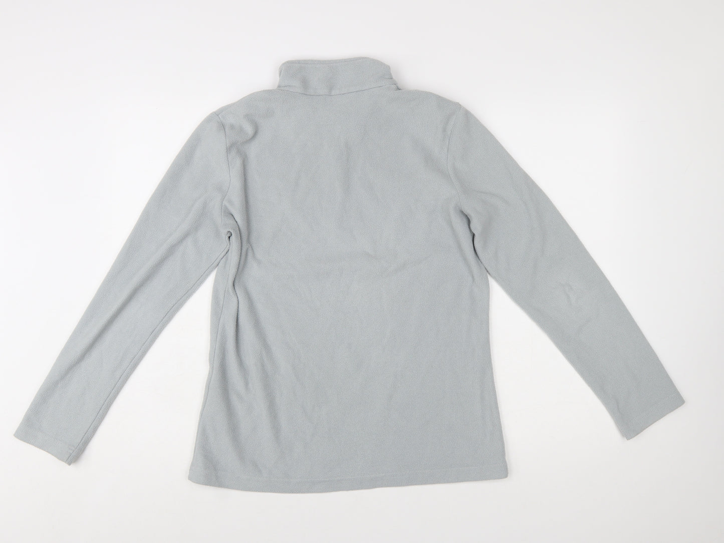 Regatta Womens Grey Fleece Half Zip Pullover UK 10 Outdoor Sweatshirt