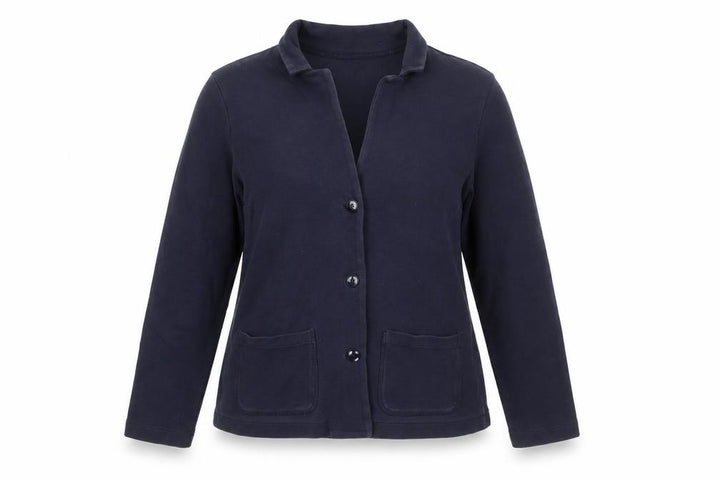 John Lewis Women Navy Blue Size 14 Classic Blazer Jacket